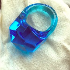 Glass Ring NWOT.